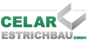 Firmenlogo der Celar Estrichbau GmbH in Grün und Grau.