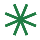 Grünes Stern-Symbol als Dekorelement der Celar Estrichbau Webseite.